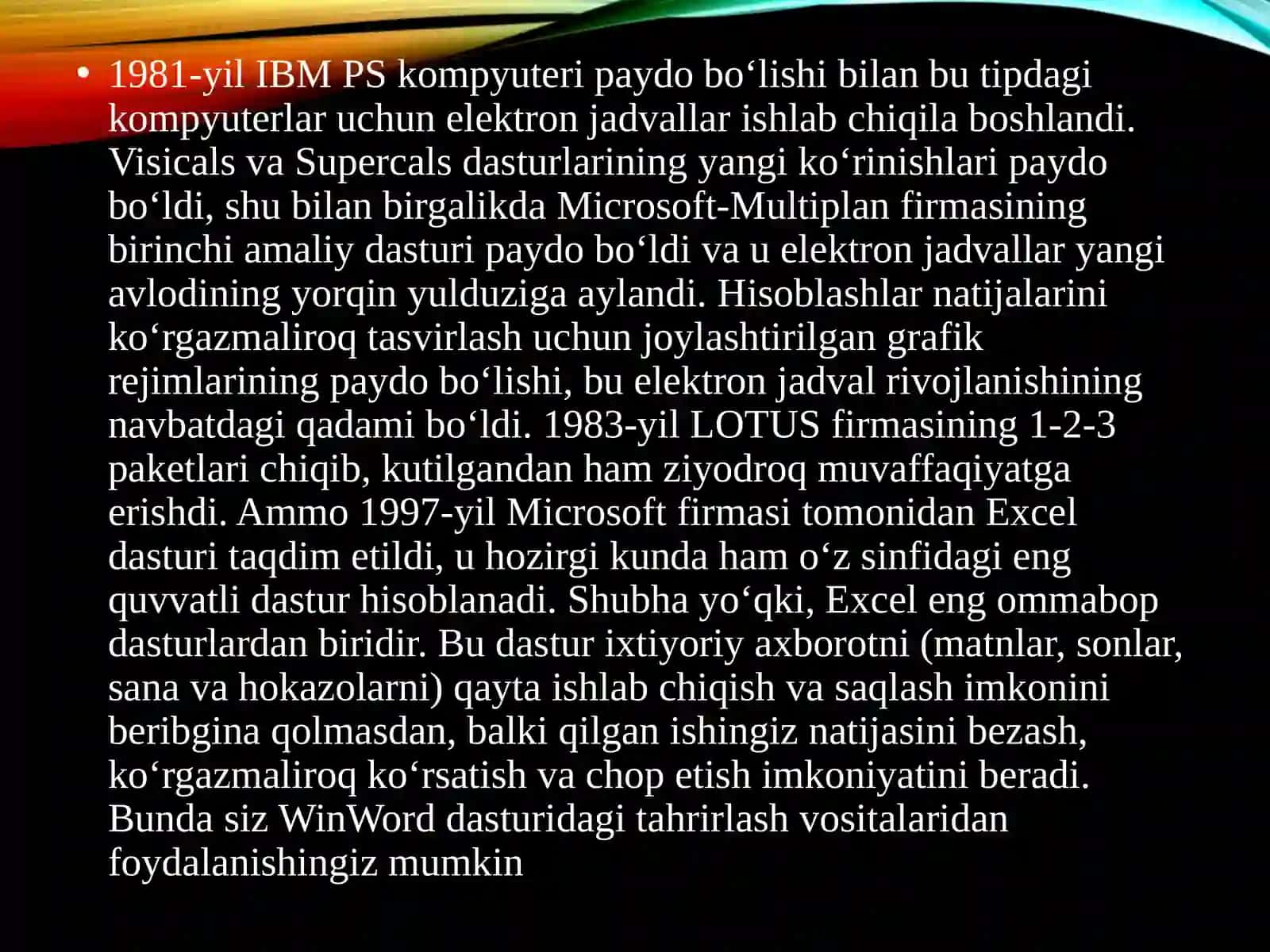 Sohaga oid taqdimot yaratish 4