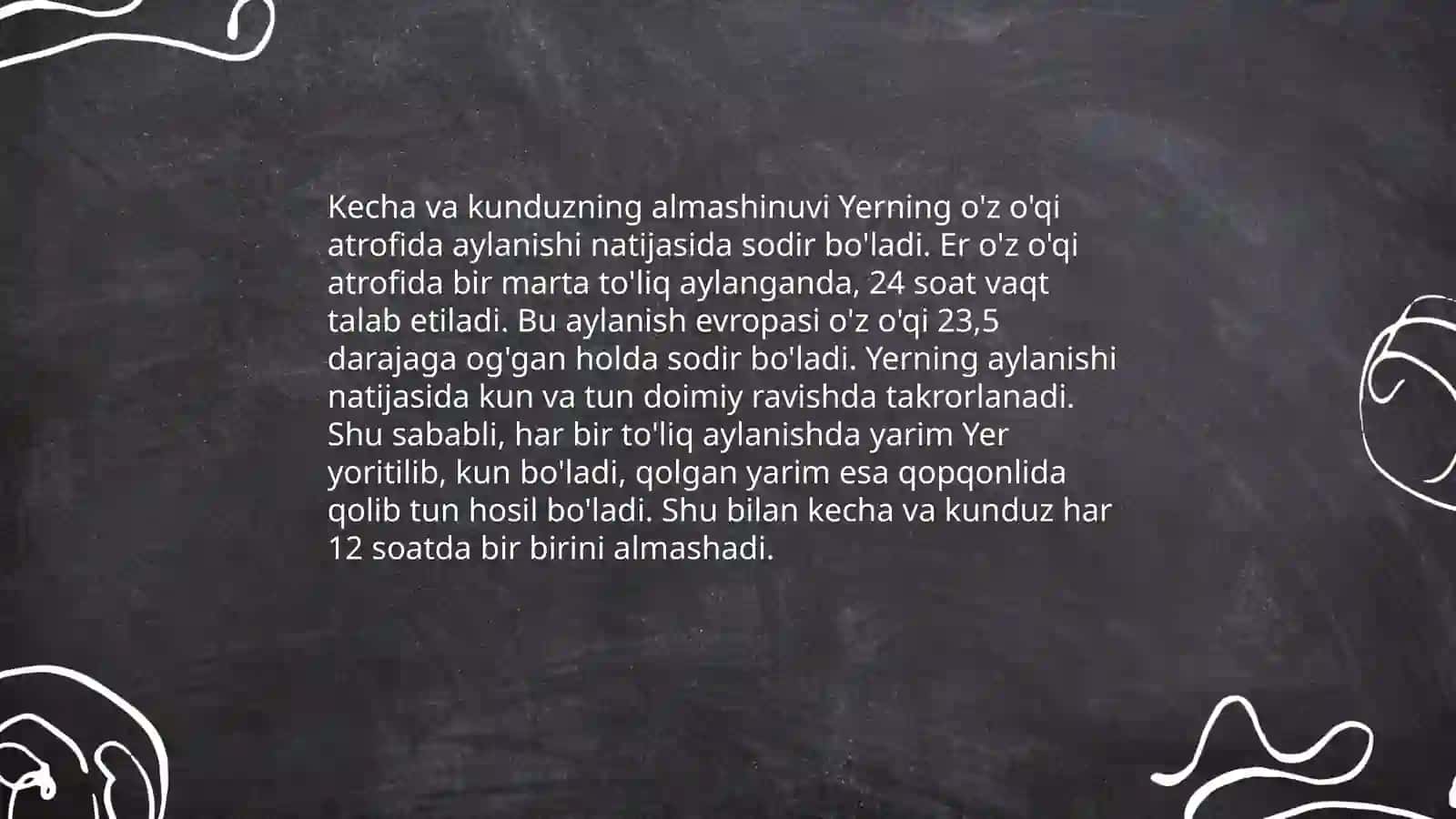 Yerning o'z o'qi atrofida aylanishining geografik oqibatlari 4