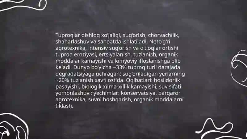 Tabiatdan foydalanishning geografik asoslari 4
