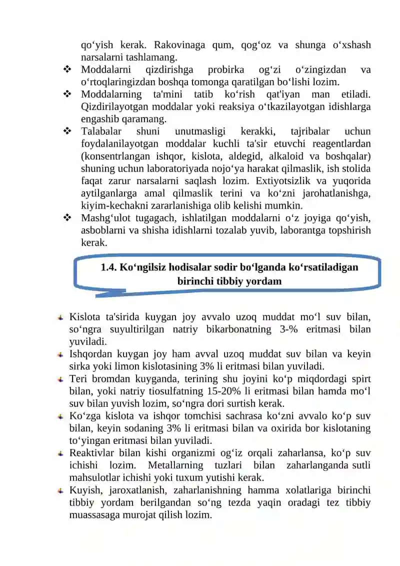 ORGANIK KIMYО LABARATORIYАSIDA FOYDALANILADIGAN ASBOB USKUNLAR 4
