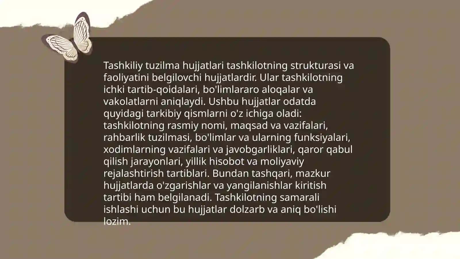 Tashkiliy hujjatlar 4