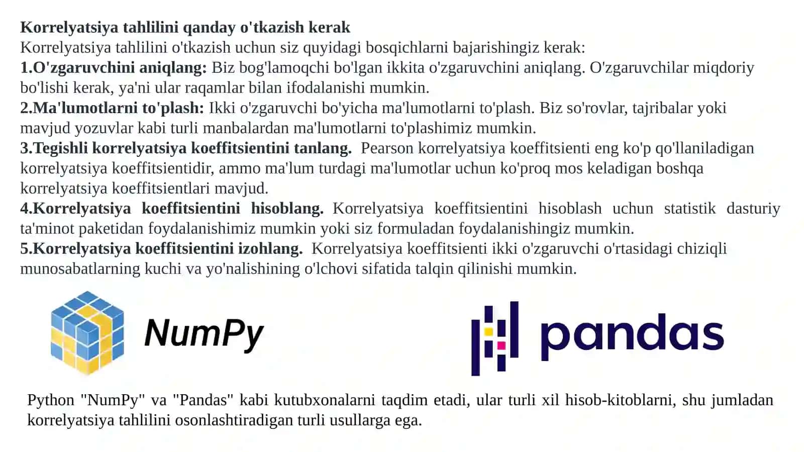 Korrelyatsiya tahlili 4
