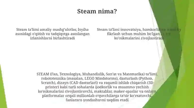 Steam Ta'limi: Xarajat-Foyda Tahlili 4