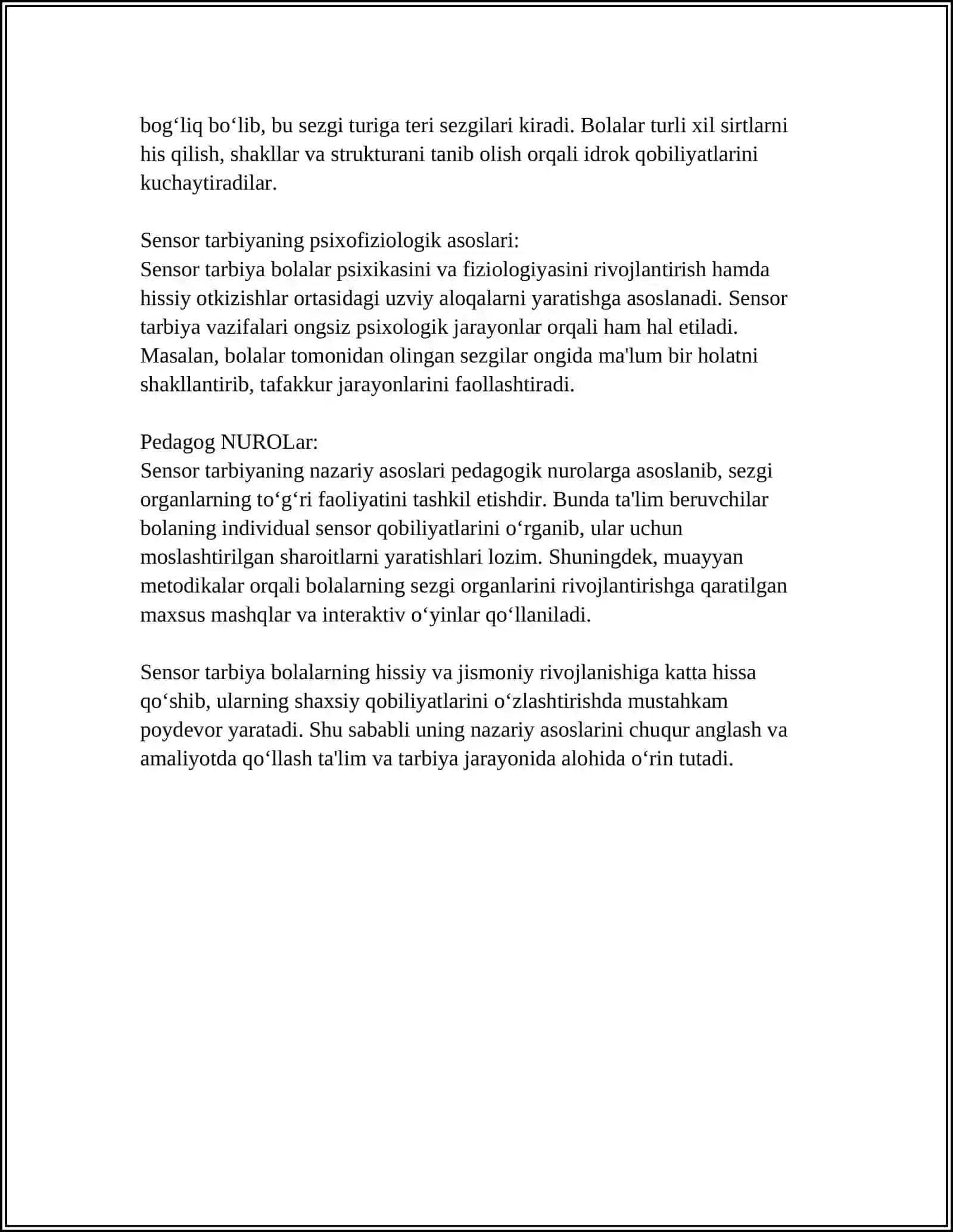 SENSOR TARBIYA 4