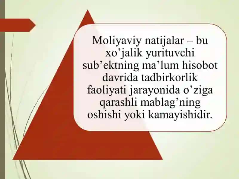 Moliyaviy natijalar auditining maqsadi va vazifalari 4