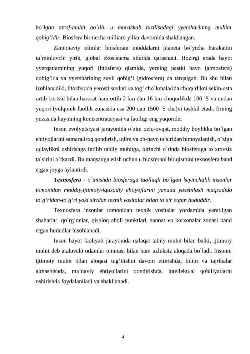 Hayot faoliyati xavfsizligini ta’minlash asoslari 4