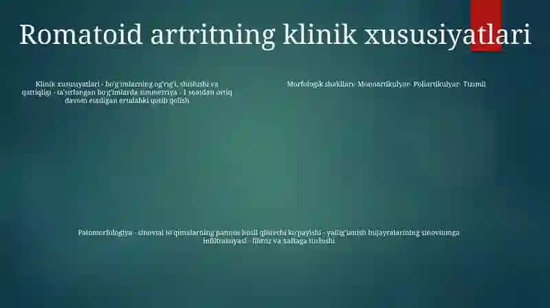 Revmatoidli Artrit 4