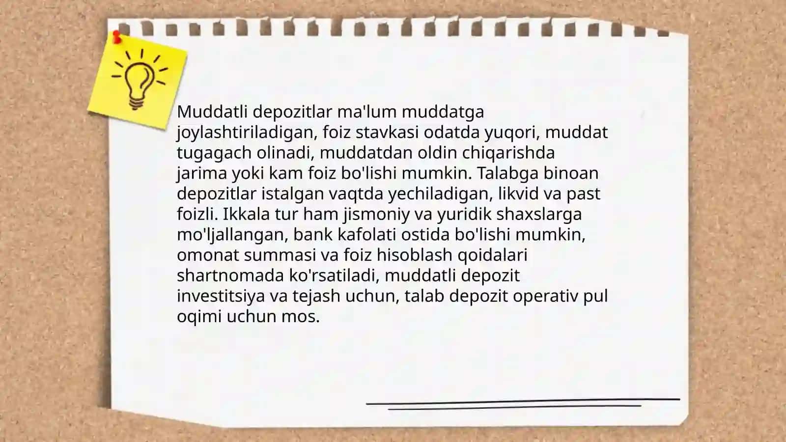 Depozit va depozitlarning asosiy vazifasi 4