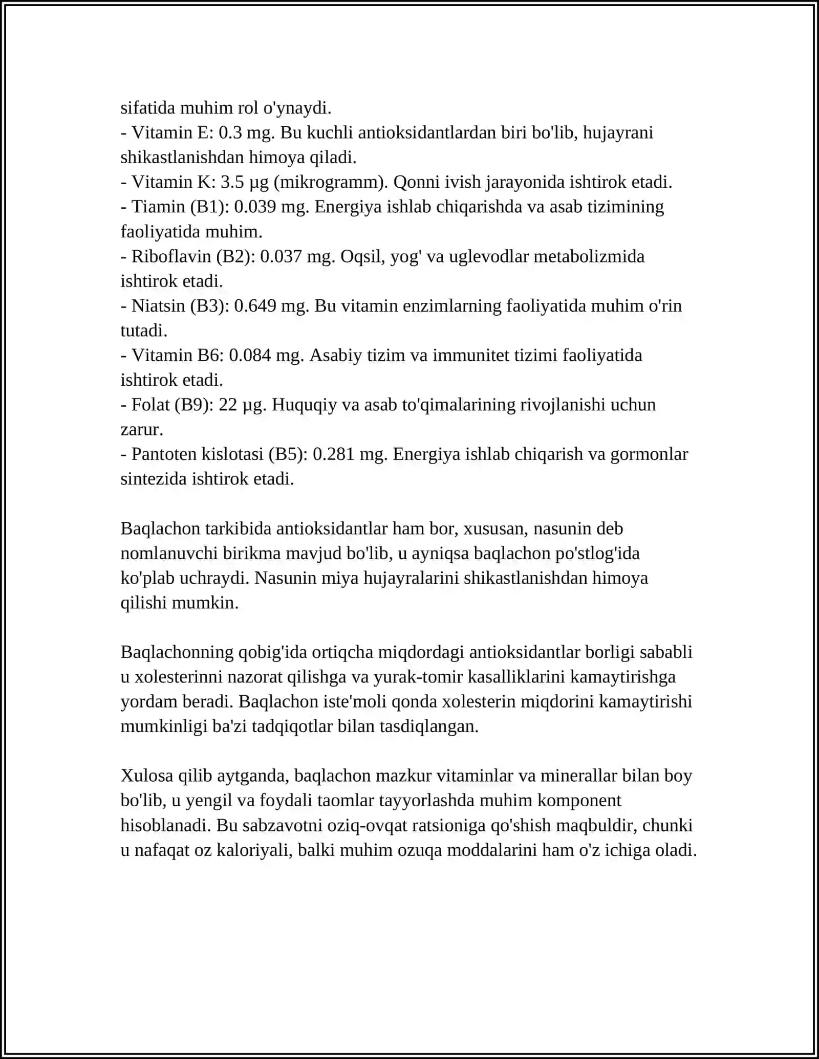 BAQLACHONNING AHAMIYATI MARFALOGIK HUSUSIYATI YETISHTIRISH TEHNALOGIYASI 4