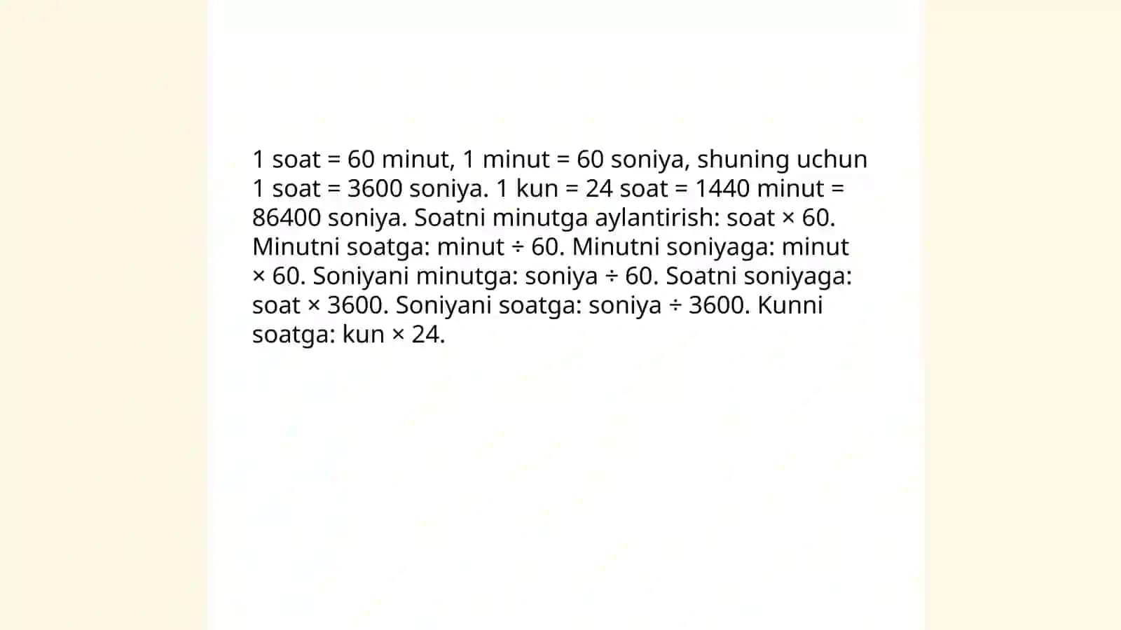 Matematikada vaqt haqida ma'lumot 4