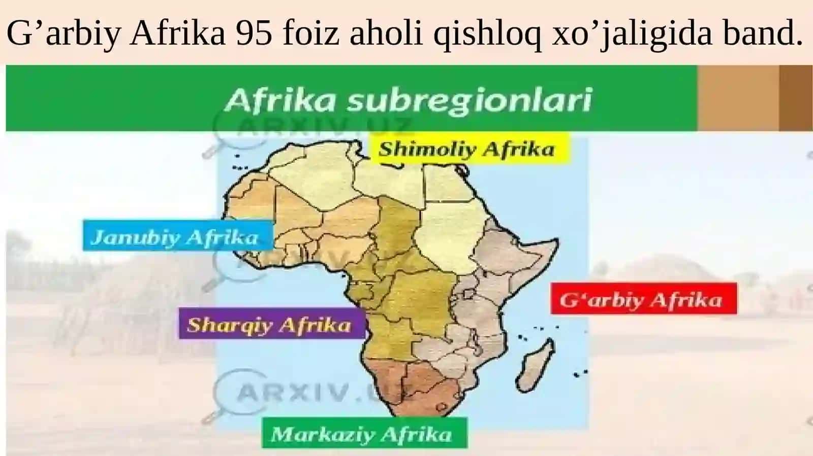 Jahon iqtisodiyotida qishloq ho‘jaligi tarmoqlarining rivojlanish xususiyatlari 4