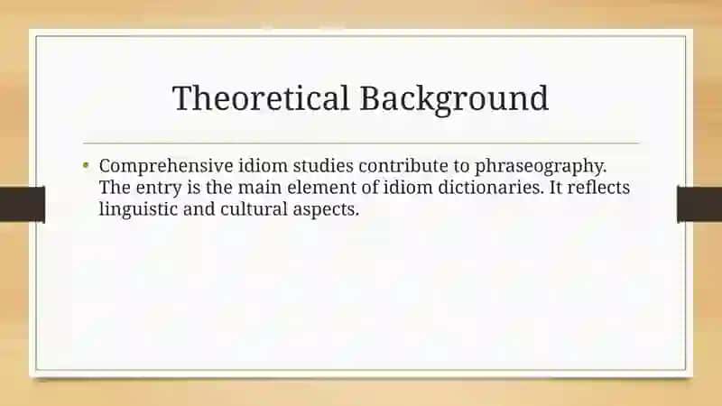 Problems ofLexicographicDescription of Idiomsin 4