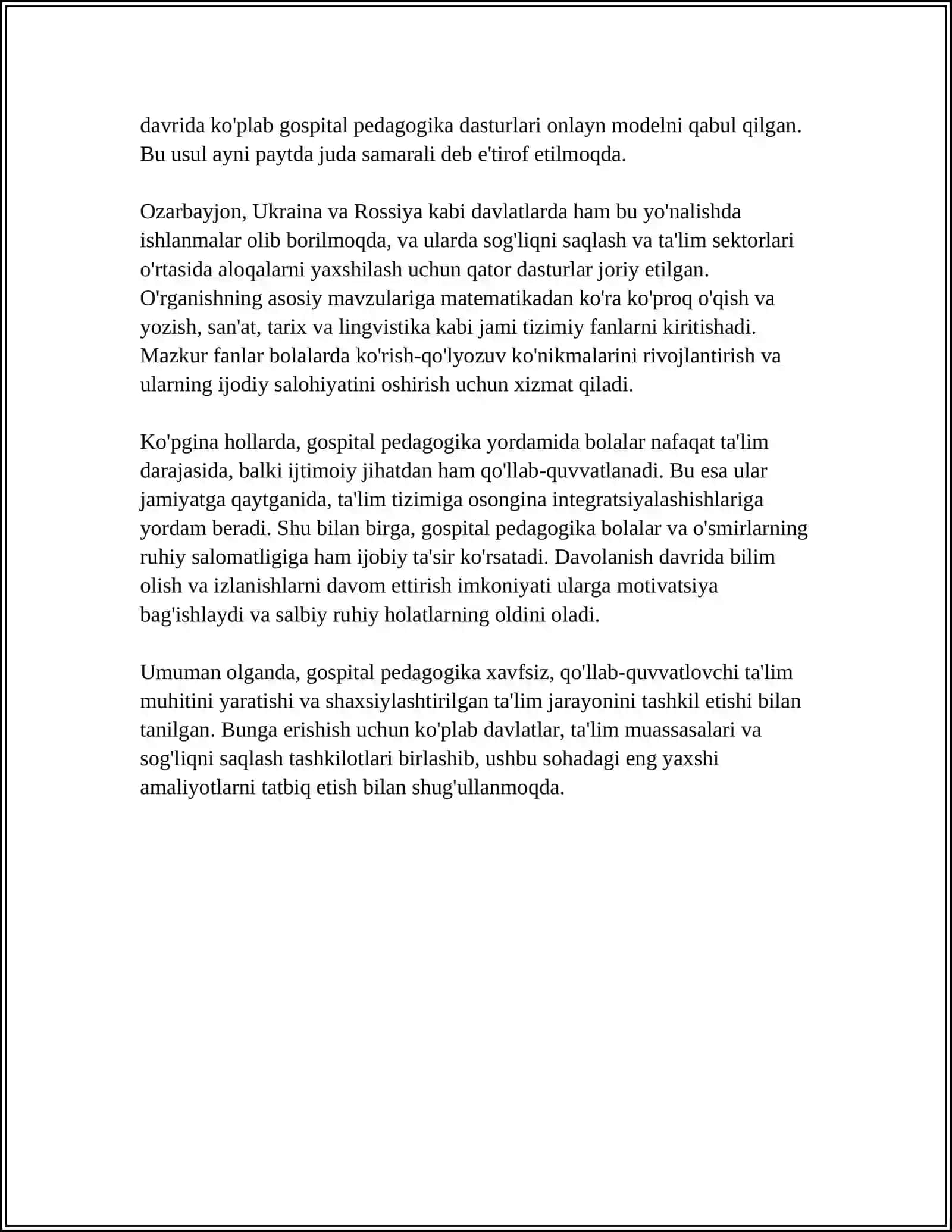 "GOSPITAL PEDAGOGIKA"FANIGA KIRISH,UNING MAQSADLARI VA TARIXI 4