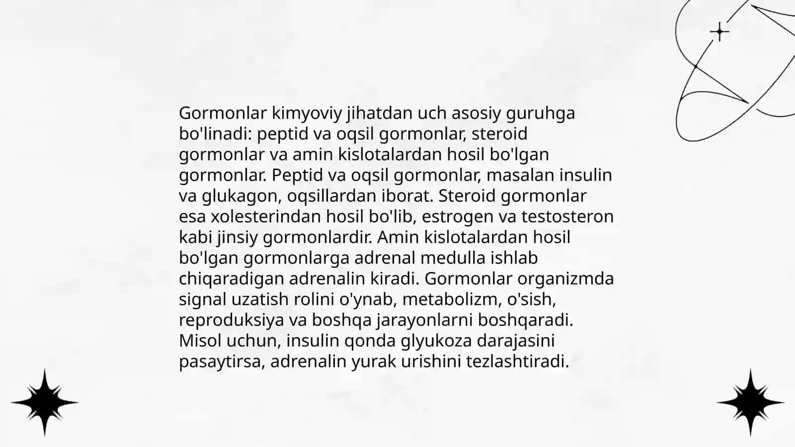 Oqsil tabiatli peptidlar va gormonlar 4