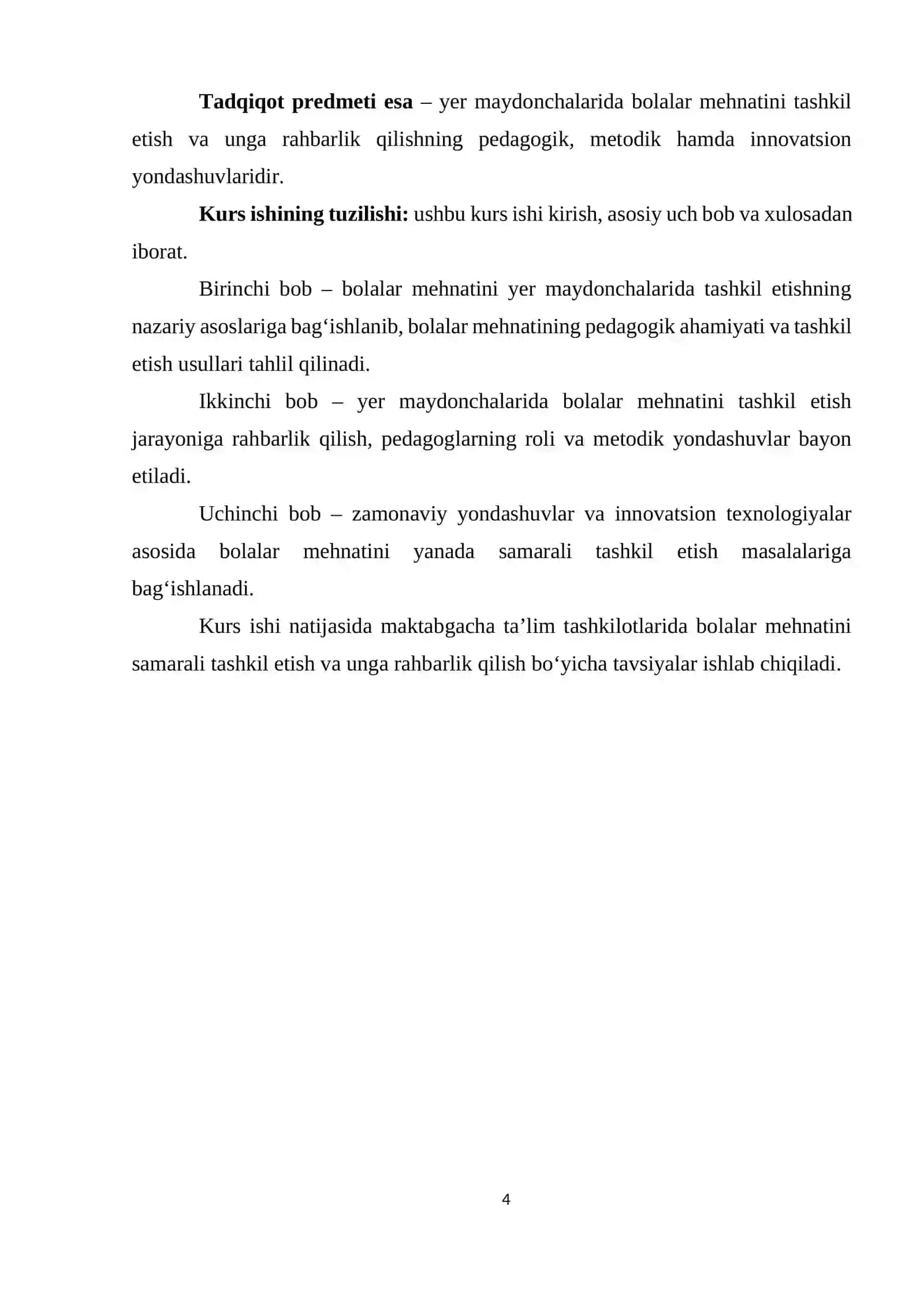 MAKTABGACHA TA'LIM TASHKILOTLARIDA YER MAYDONCHALARIDA BOLALAR MEHNATINI TASHKIL QILISH VA UNGA RAHBARLIK QILISH 4