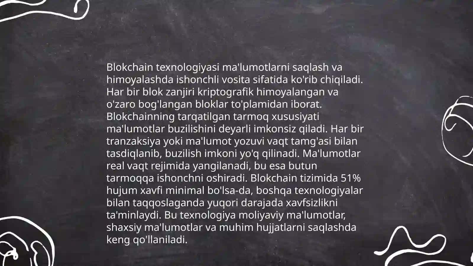 Blokchain texnologiyalaridan foydalanish 4