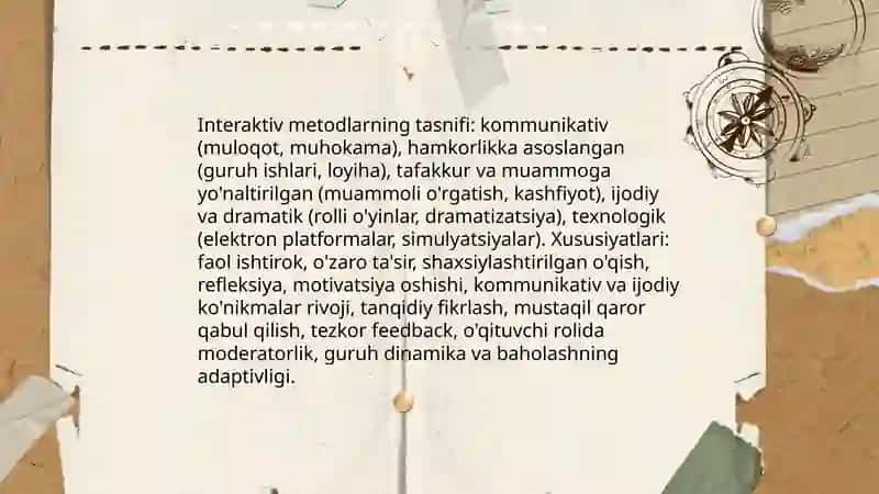 Interaktiv metodlar nazariyasi va pedagogik asosi 4