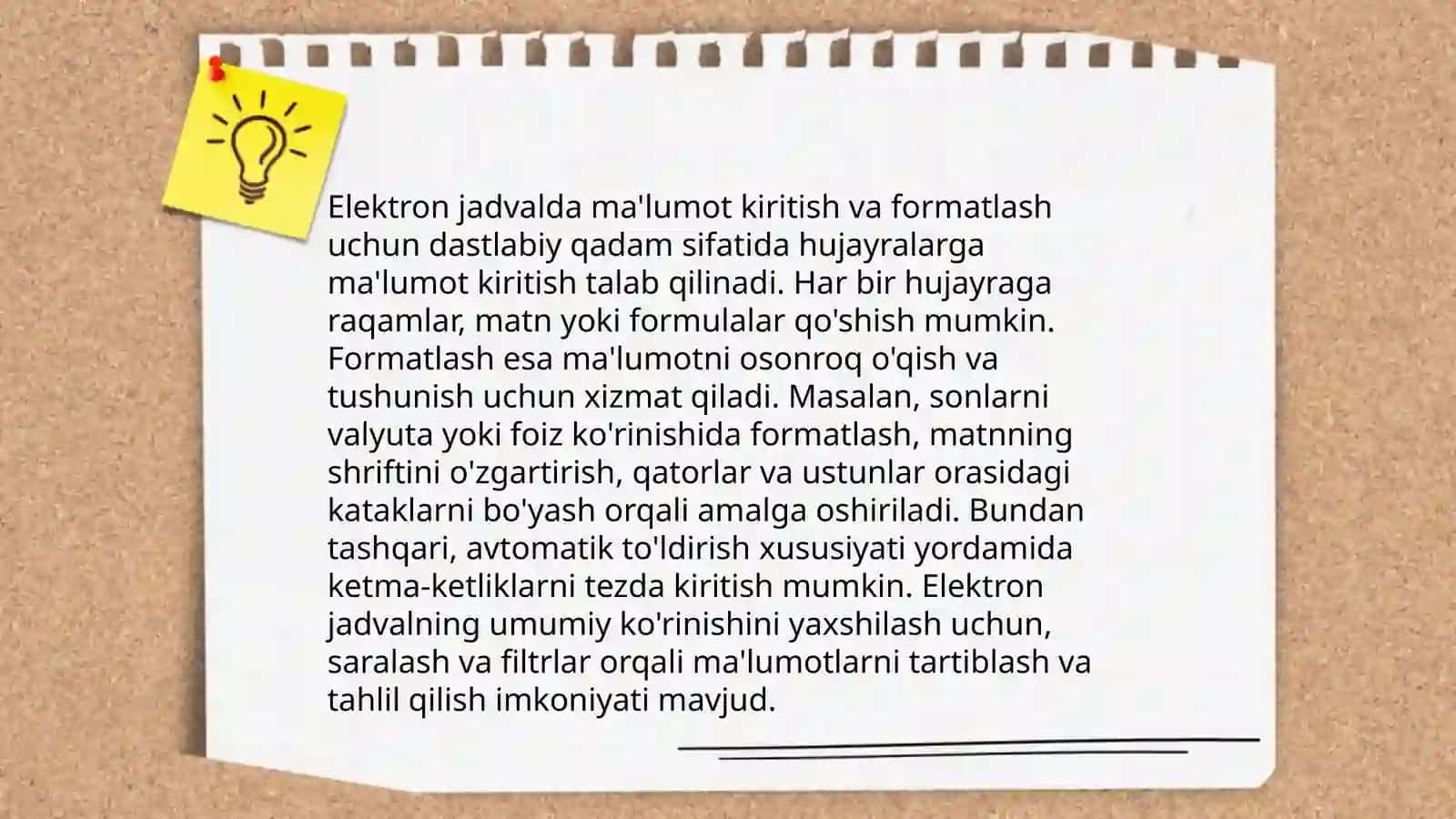Elektron maʼlumotlar bilan ishlash texnologiylari 4