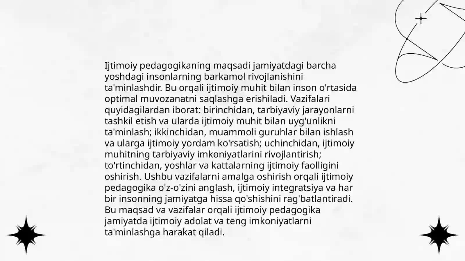 Ijtimoiy pedagogikani va ijtimoiy-pedagogik faoliyati metodologik asoslari 4