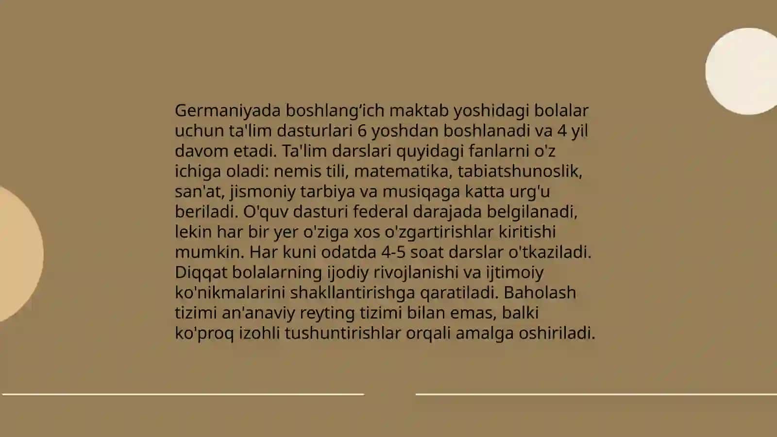 Germaniyada boshlangʻich taʼlim 4