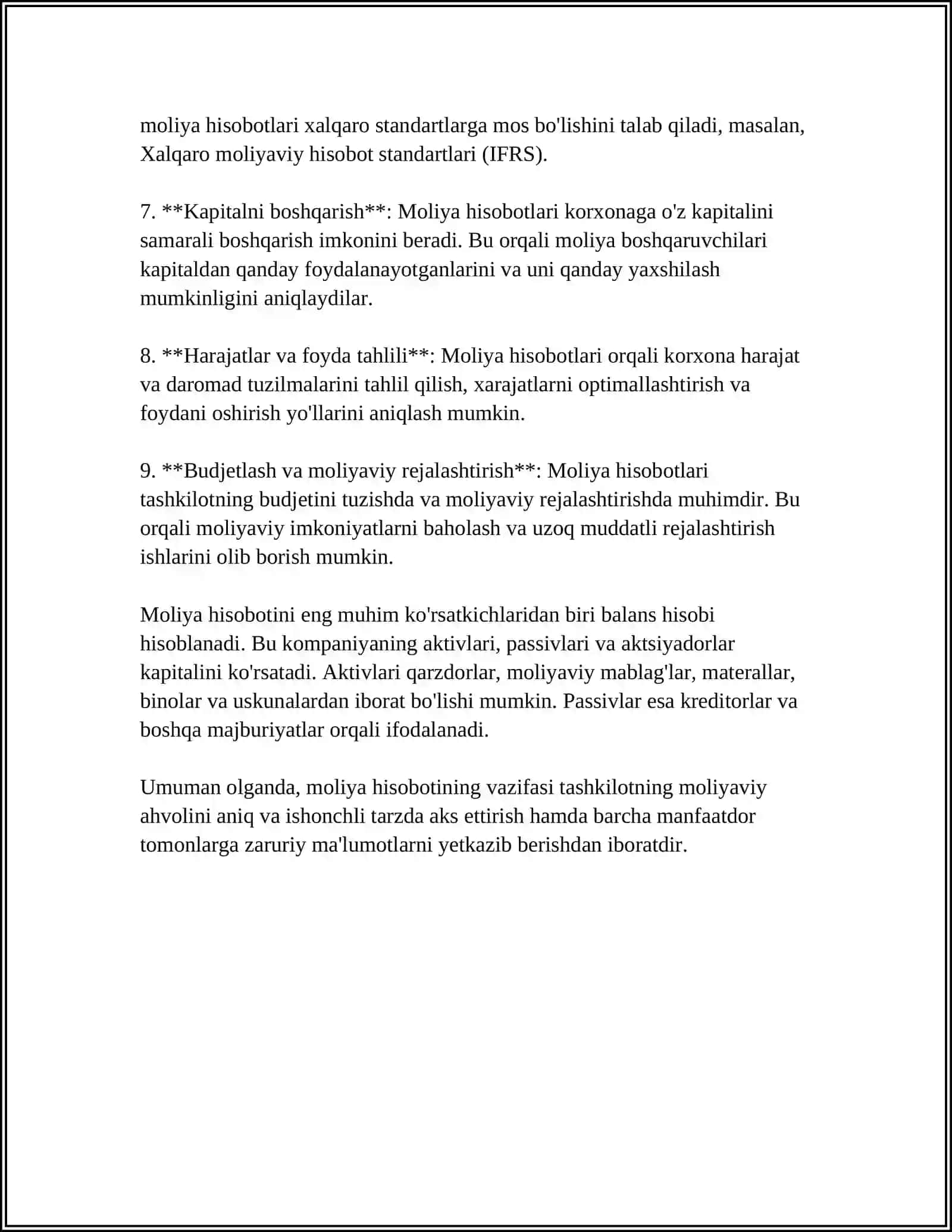 BUXGALTERYA (MOLIYAVIY) HISOBOTNING TARKIBI VA TURLARI 4