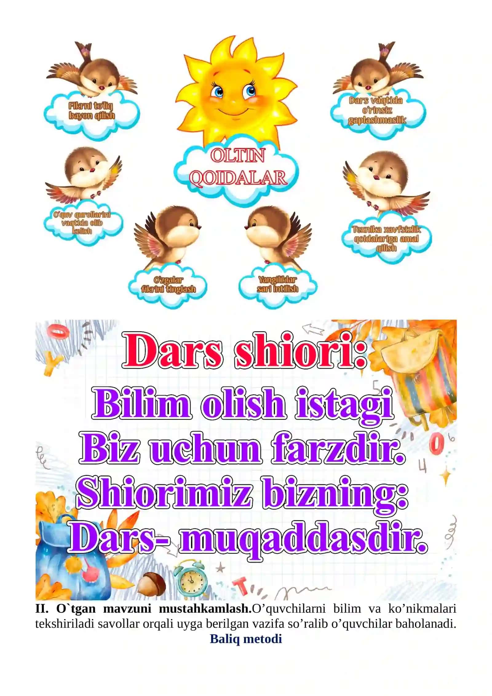 Qishda boʻlgan voqealar (I qism) 1-sinf o'qish savodxonligi dars ishlanmasi 4