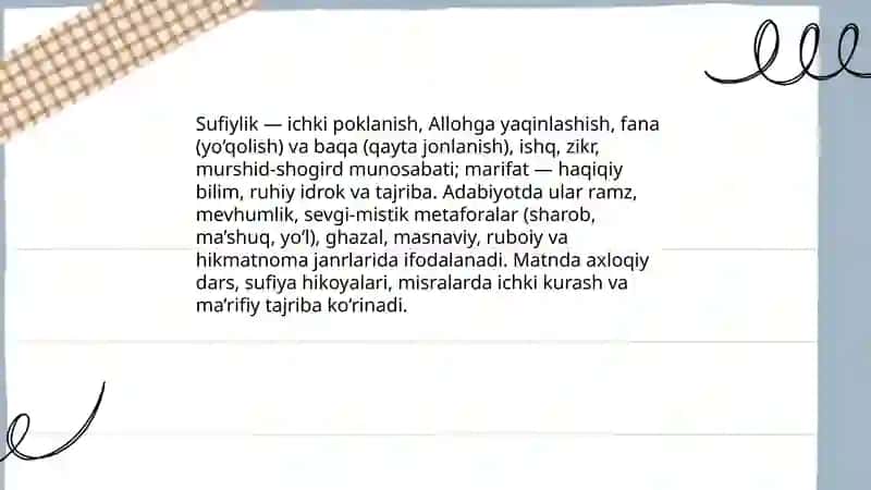 Sharq marifatchilik adabiyoti 4