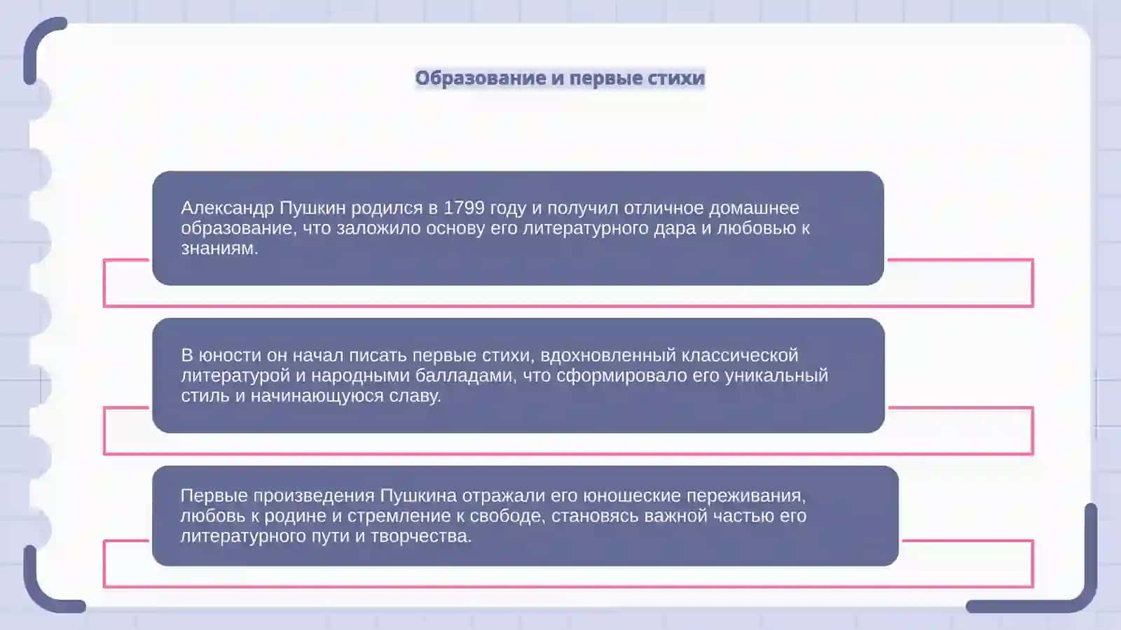Жизнь и творчество А.С. Пушкина 4