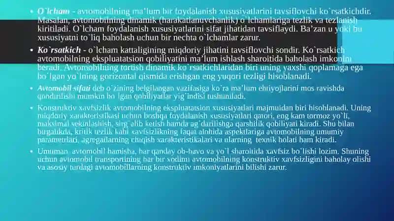 HARAKAT XAVFSIZLIGINI TASHKIL ETISH ASOSLARI 4