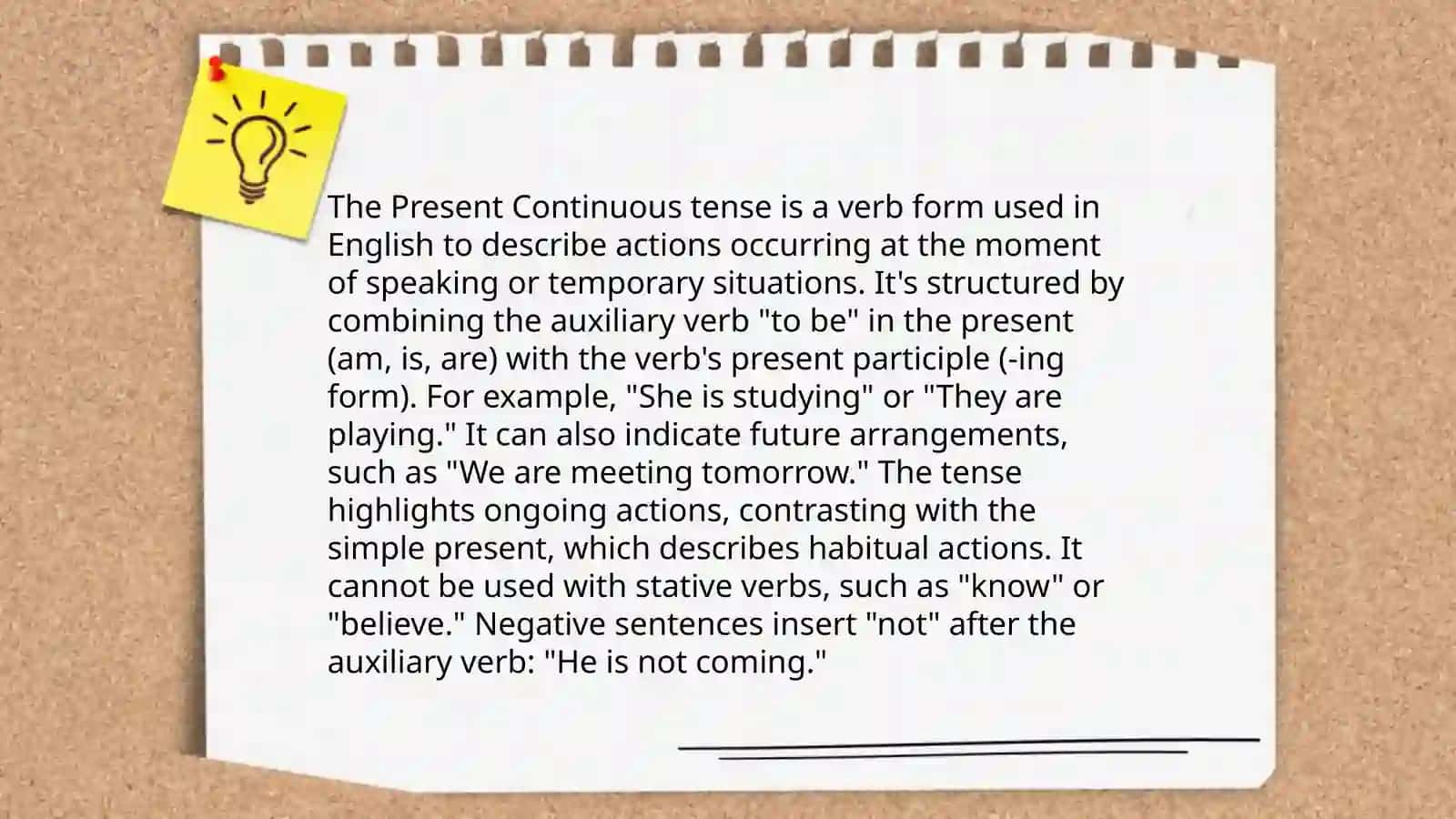 Present tenses 4