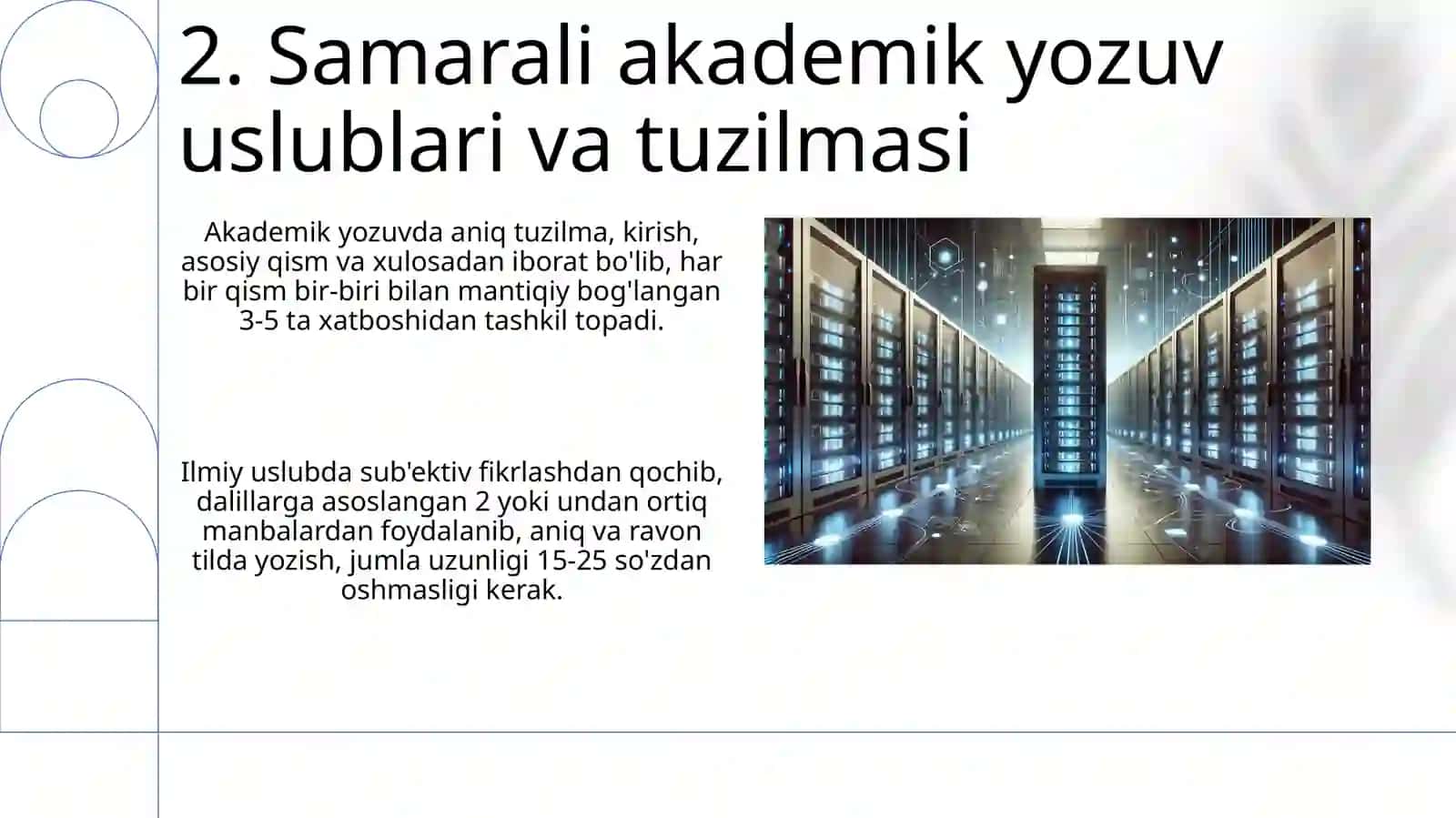 Akademik yozuvning asosiy omillari 4