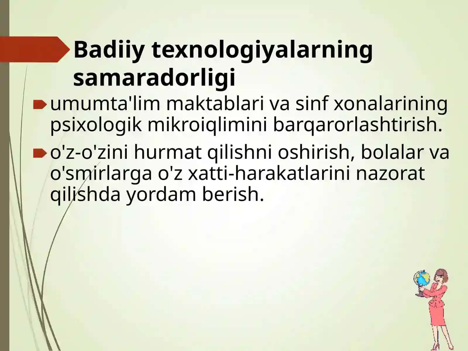 ART texnologiyasi  - ta’lim jarayonidagi pedtexnologiyalar tizimi 4