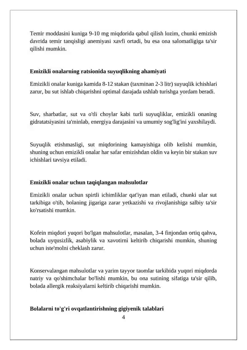 Gigiyenik Asoslari Ovqatlanish Jihatlari 4