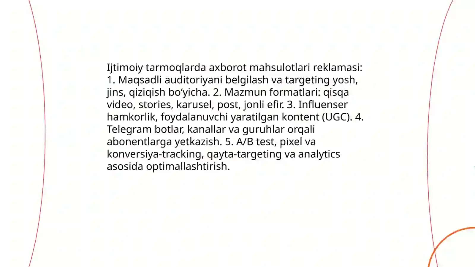 Kontent-marketing strategiyalari axborot mahsulotlarini reklama qilishda 4