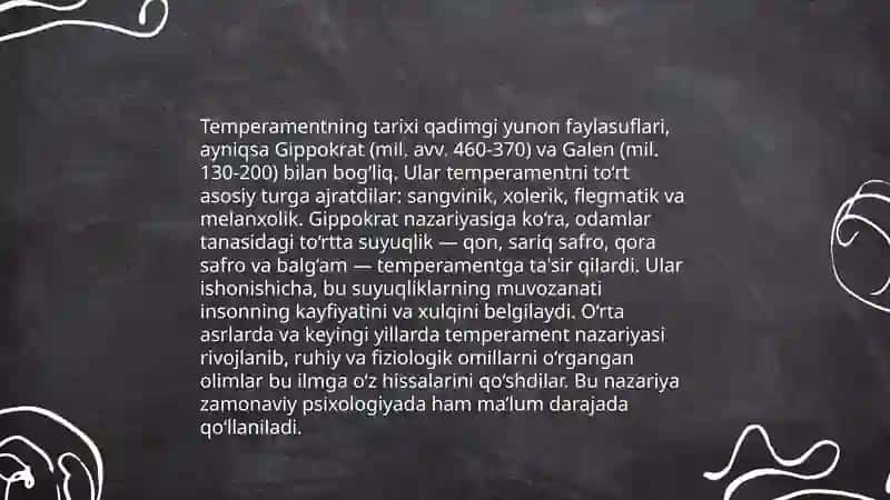 Temperament va uning psixologik tavsifnomasi 4