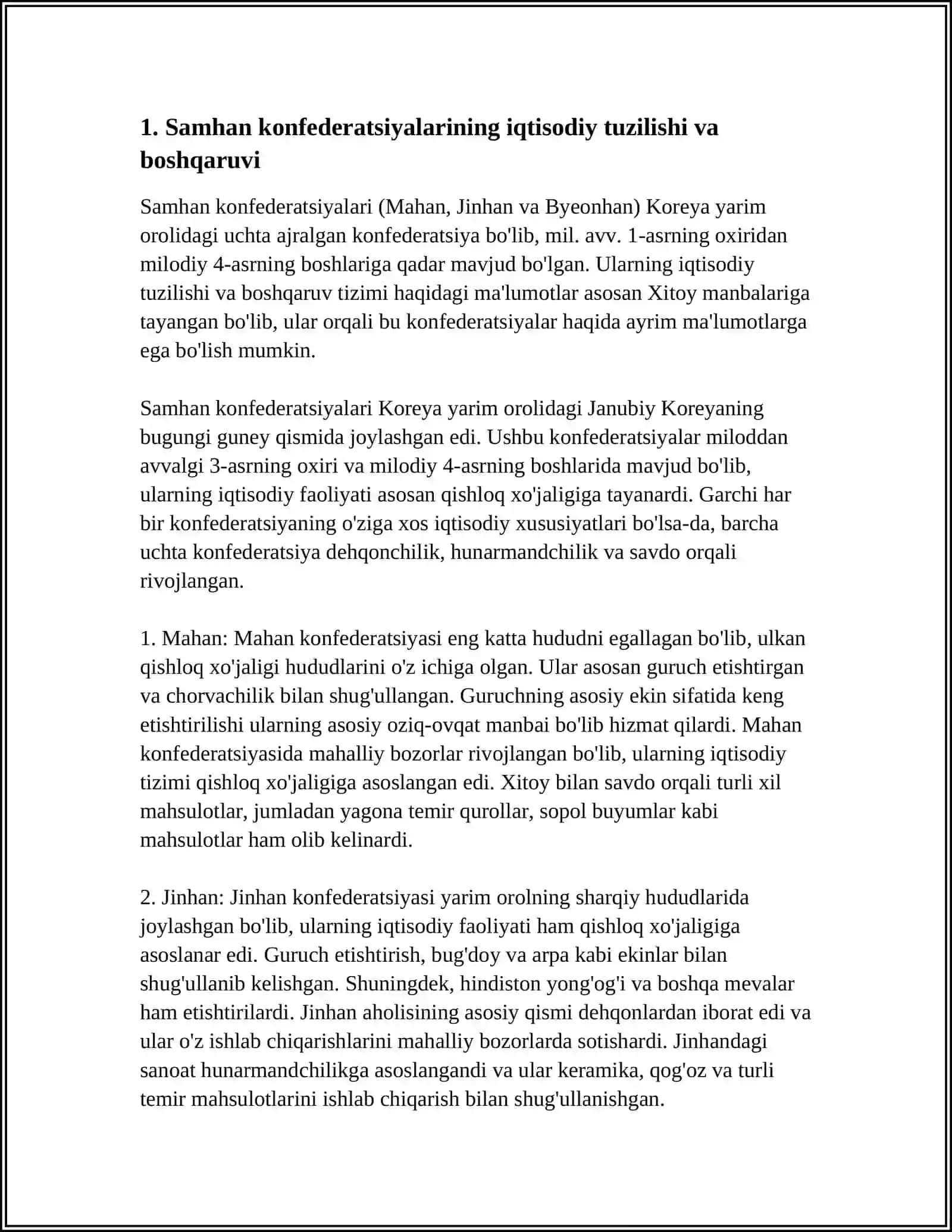 SAMHAN KONFEDERATSIYALARI VA ULARNING IQTISODIY HAYOTI 4