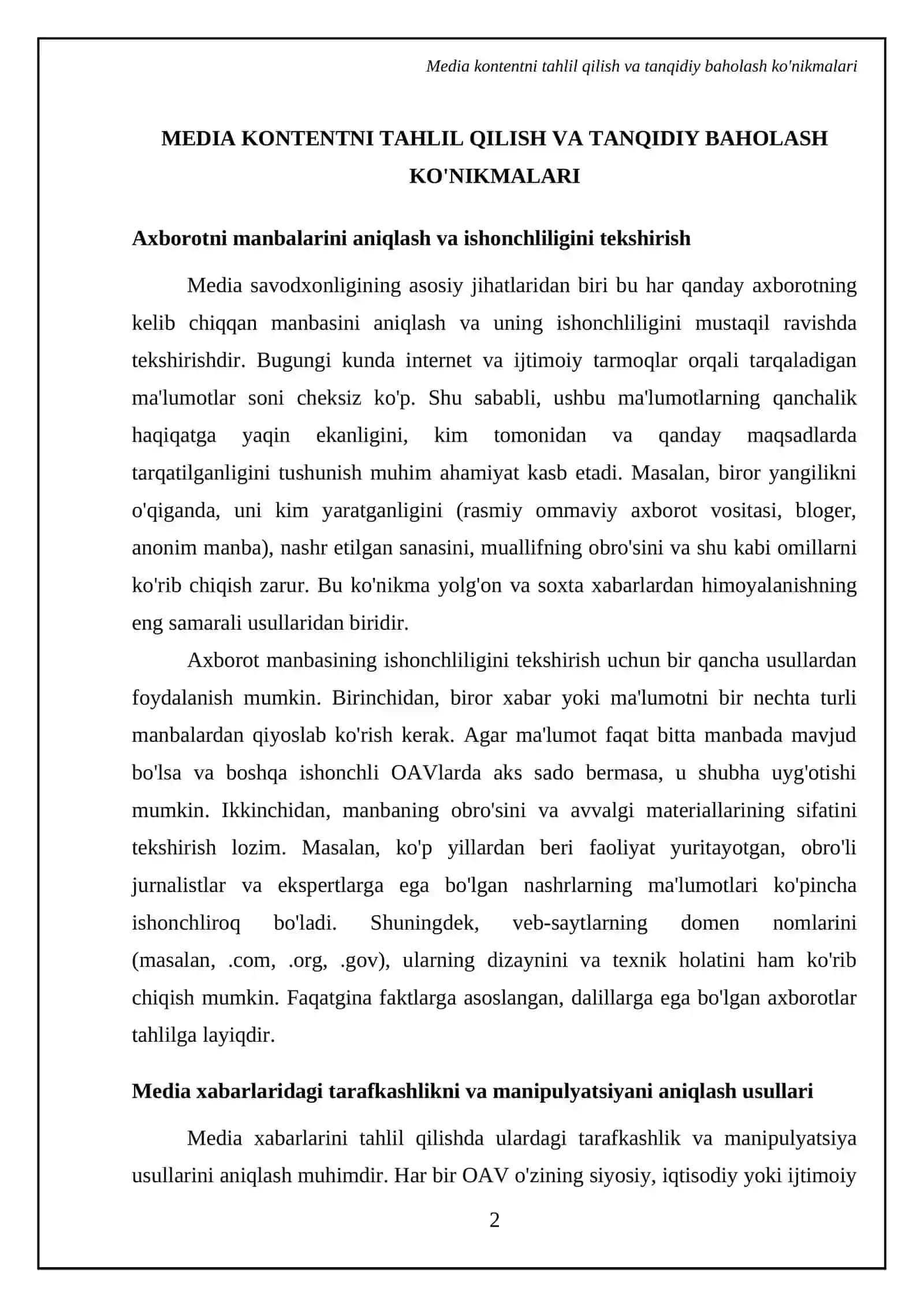 Media savodxonlikni rivojlantirish yoʻllari 4