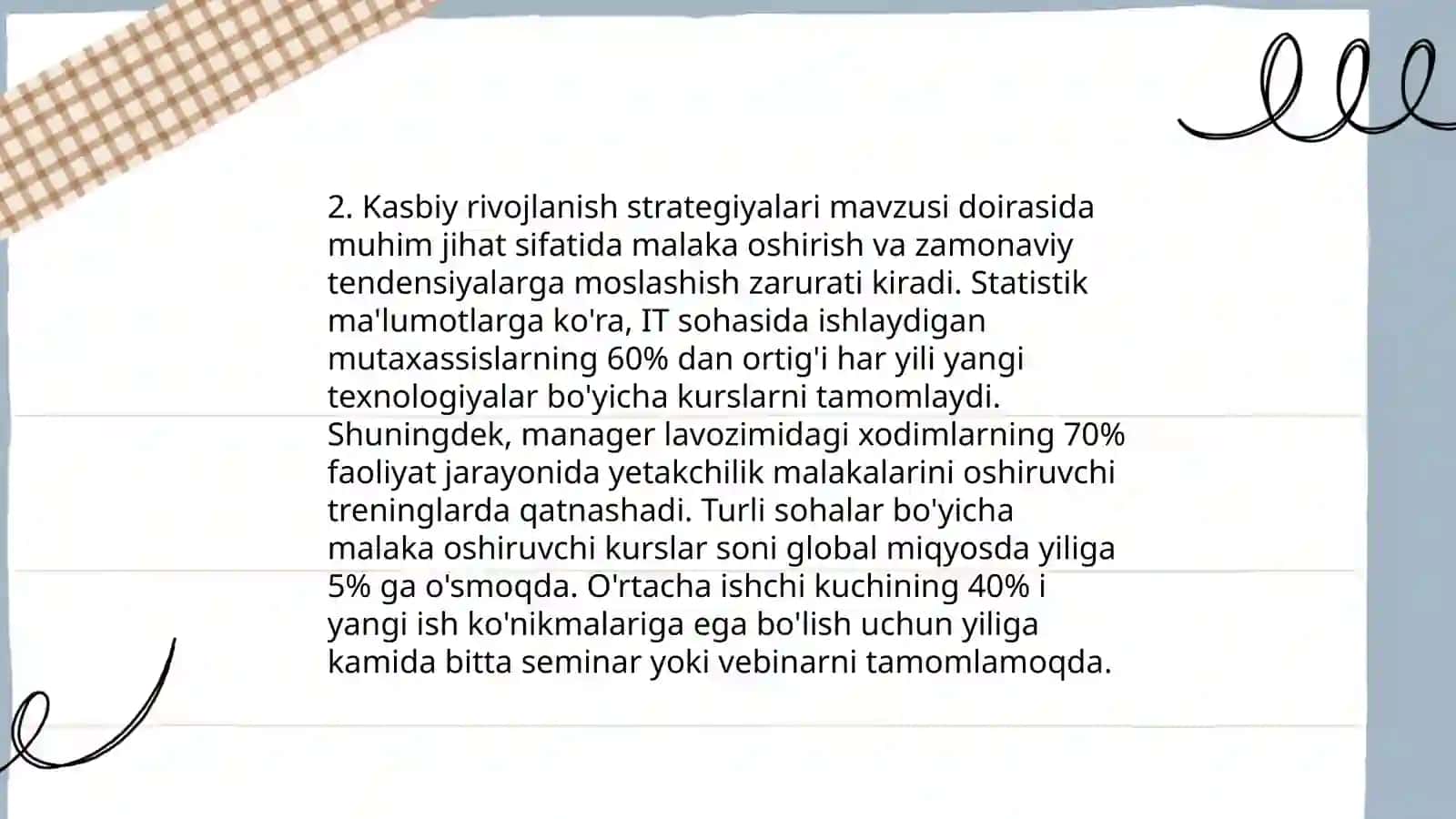 Mehnat karyerasini rejalashtirish va boshqarish 4