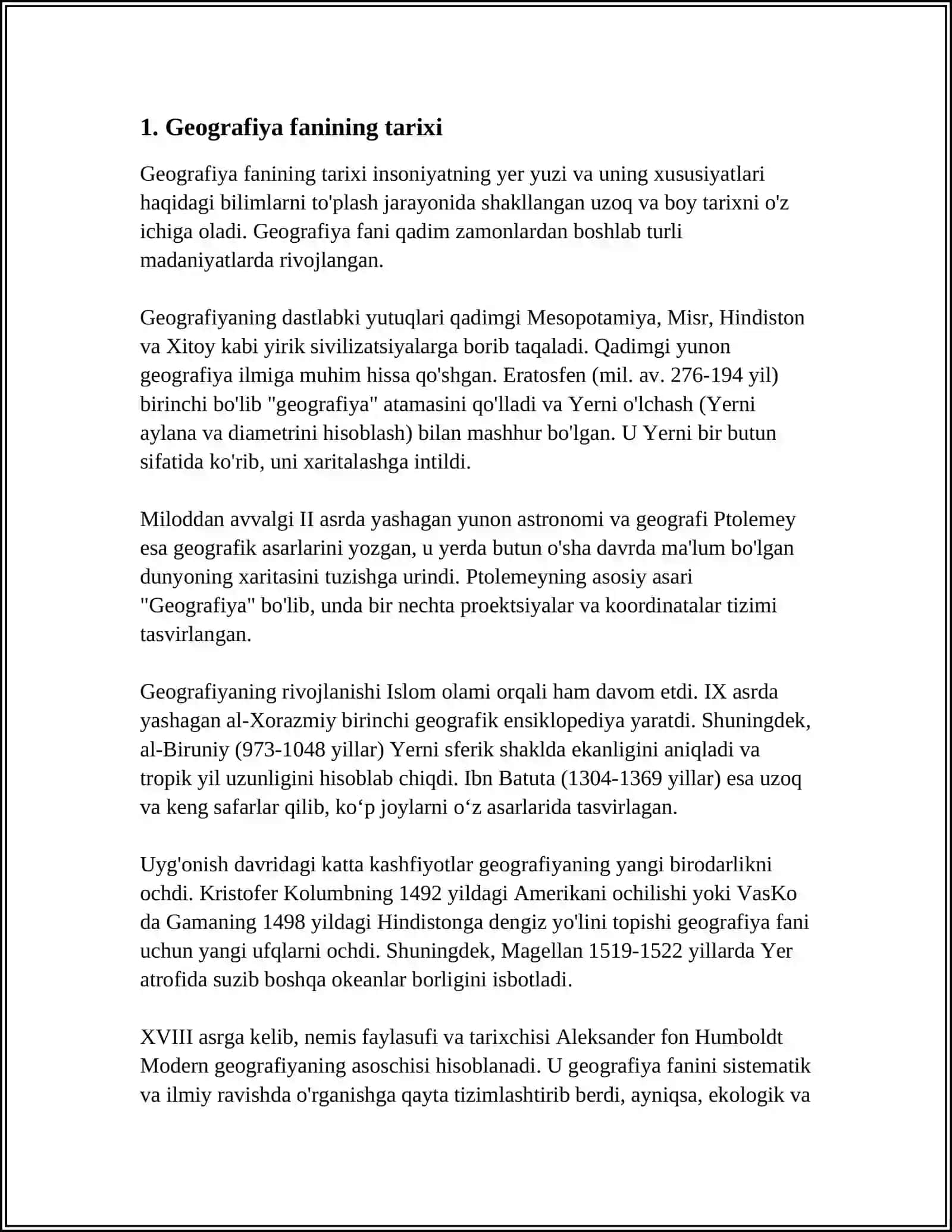 ILMIY GEOGRAFIK ISHLAR BOSQICHIDA GEOGRAFIYA FANINING RIVOJLANISHI 4