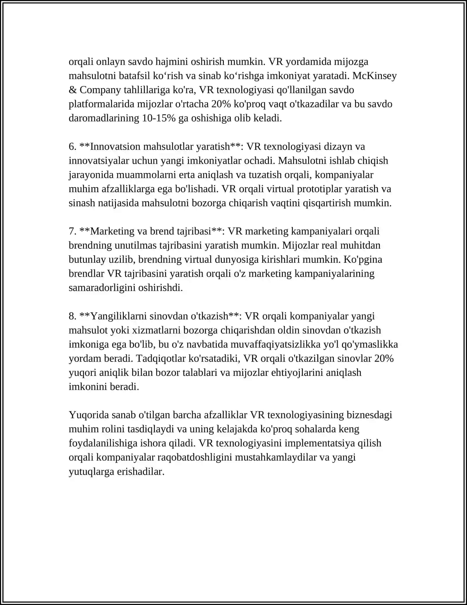 BIZNESDAGI VIRTUAL VA KENGAYTIRILGAN HAQIQAT 4