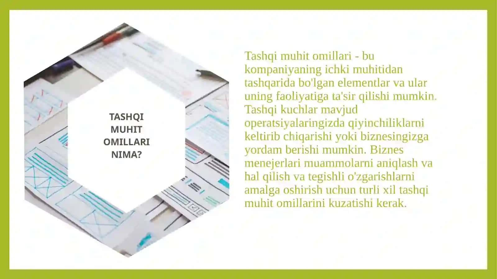Tashkilotga Ta`sir Qiluvchi Tashqi Omillar 4
