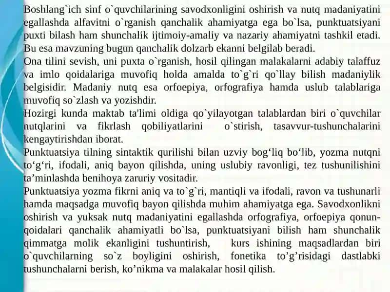Punktuatsiya–fikrniyozmamukammalifodalashvositasi 4
