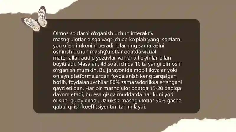 Olmos soʻz turkumini oʻrganishda taʼlimiy oʻyinlardan foydalanish 4
