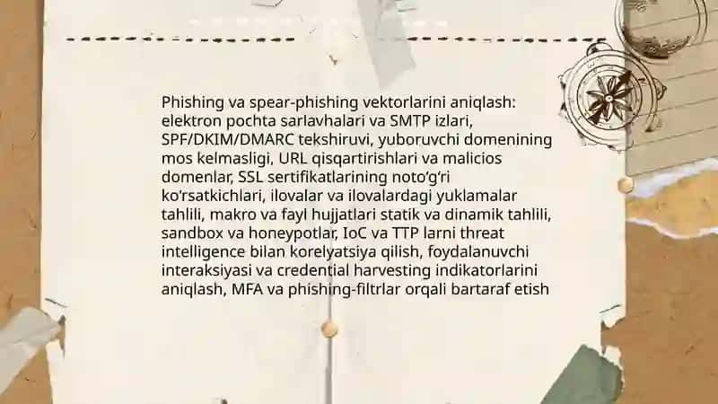 Zamonaviy axborot tahdidlarini aniqlash va tahlil qilish 4