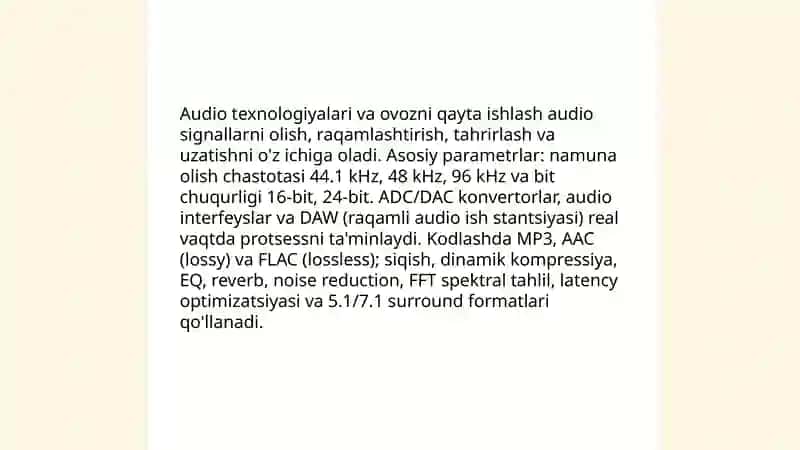 Multimediya texnologiyalari asoslari 4