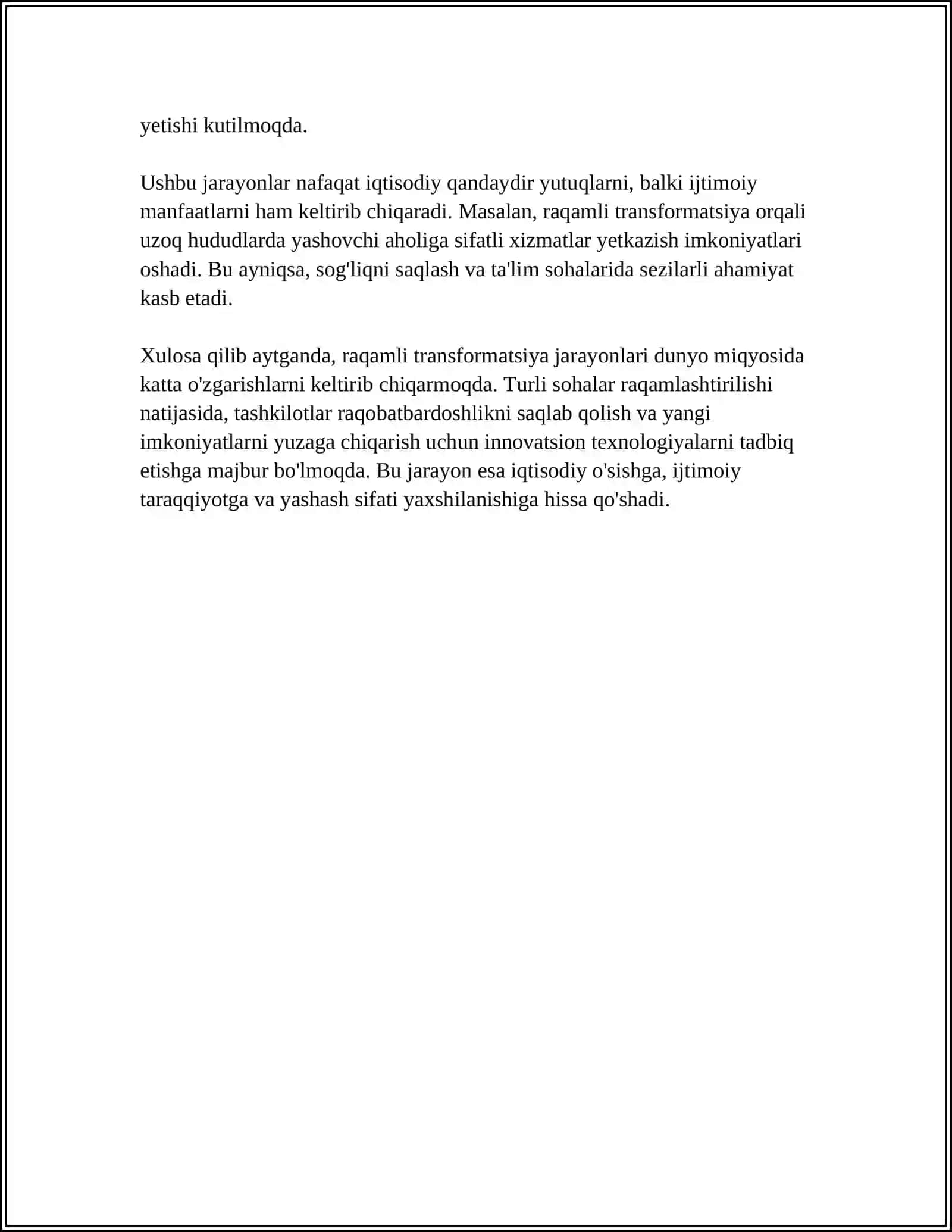 RAQAMLI IQTISODIYOTNING AXBOROT TIZIMLARI 4