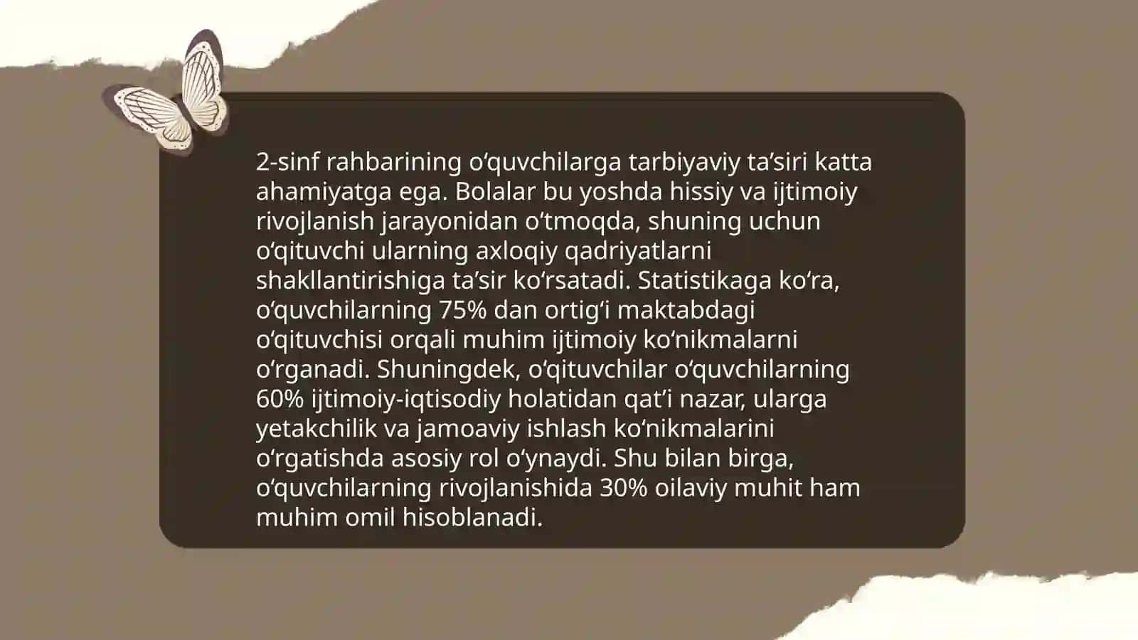 Jamoaning shaxs tarbiyasiga taʼsiri. Sinf rahbarining tarbiyaviy ta'siri 4