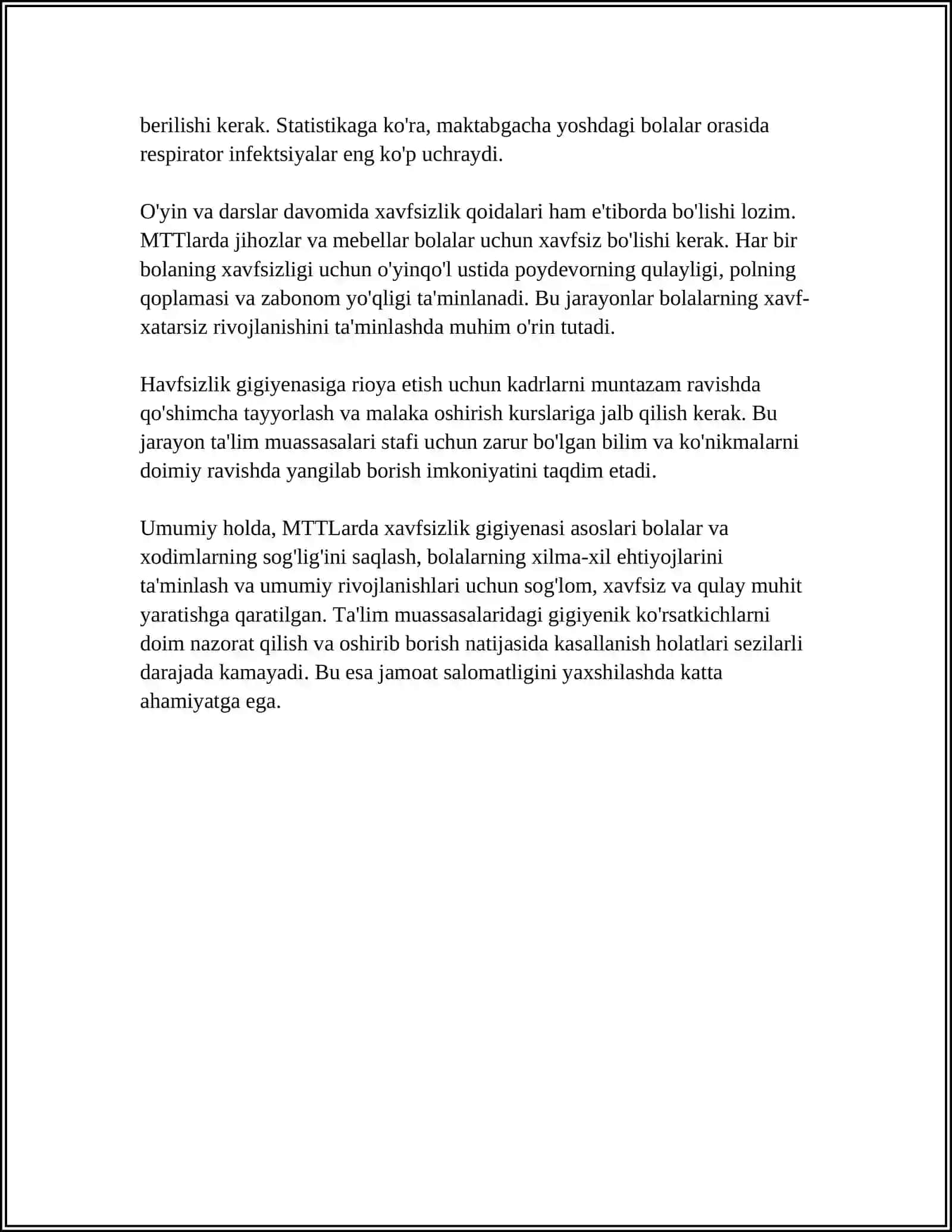 MTTLARDAN XAFTSIZLIK GIGIYENASI VA JISMONIY TARBIYA VOSITALARI 4