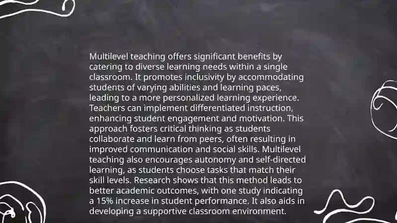 Multilevel teaching 4