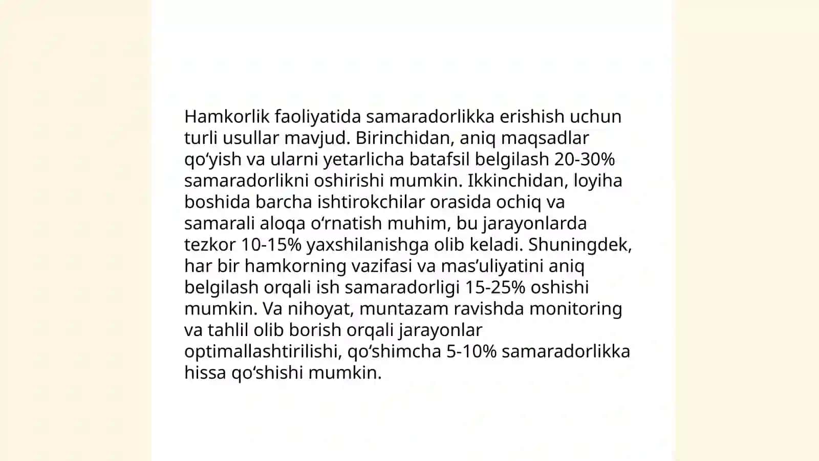 Kasbiy faoliyatni rivojlantirishda individual va hamkorlik faoliyatini tashkil etish metodikasi 4